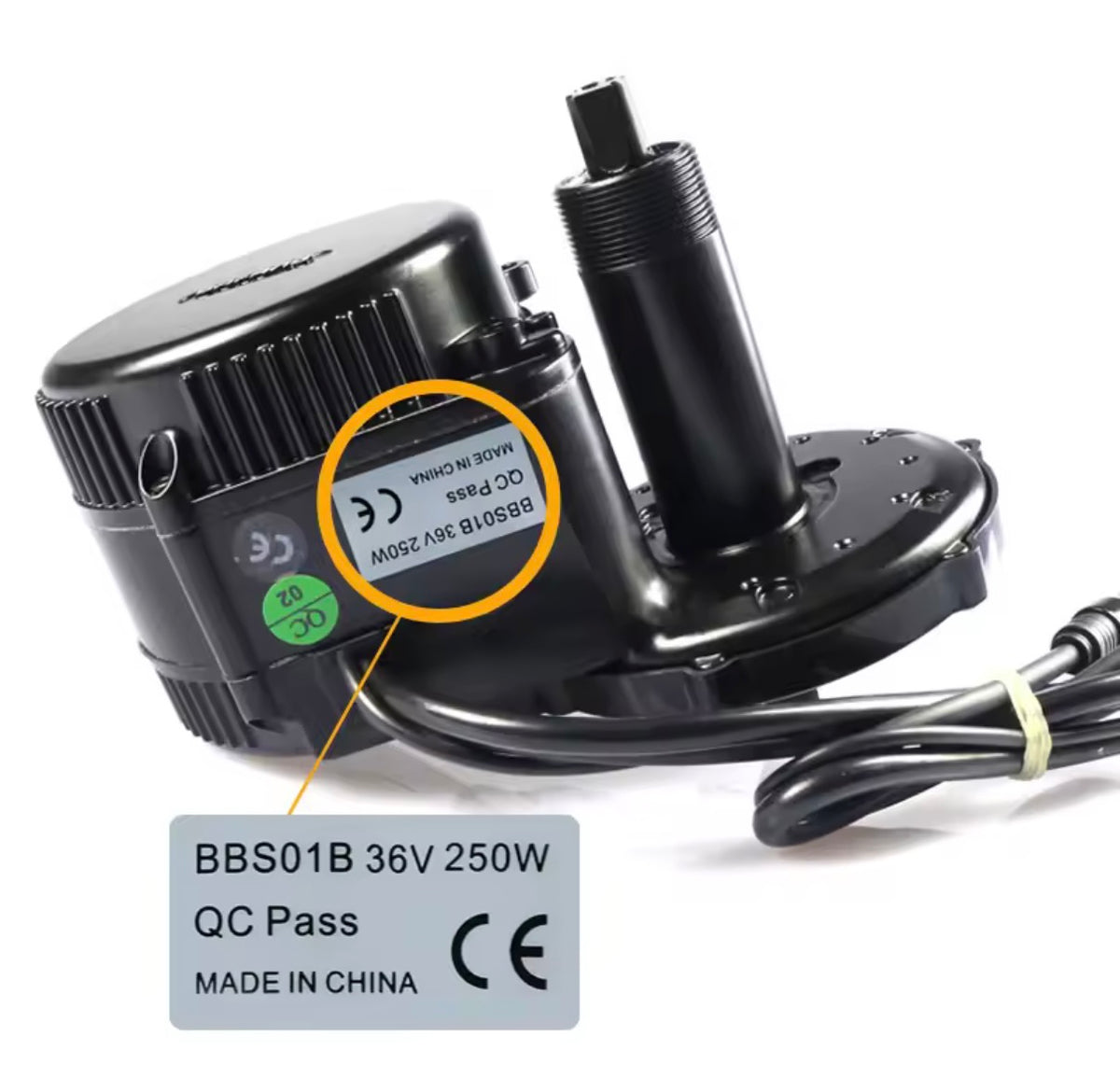 BAFANG Motor Sticker, 250W36V